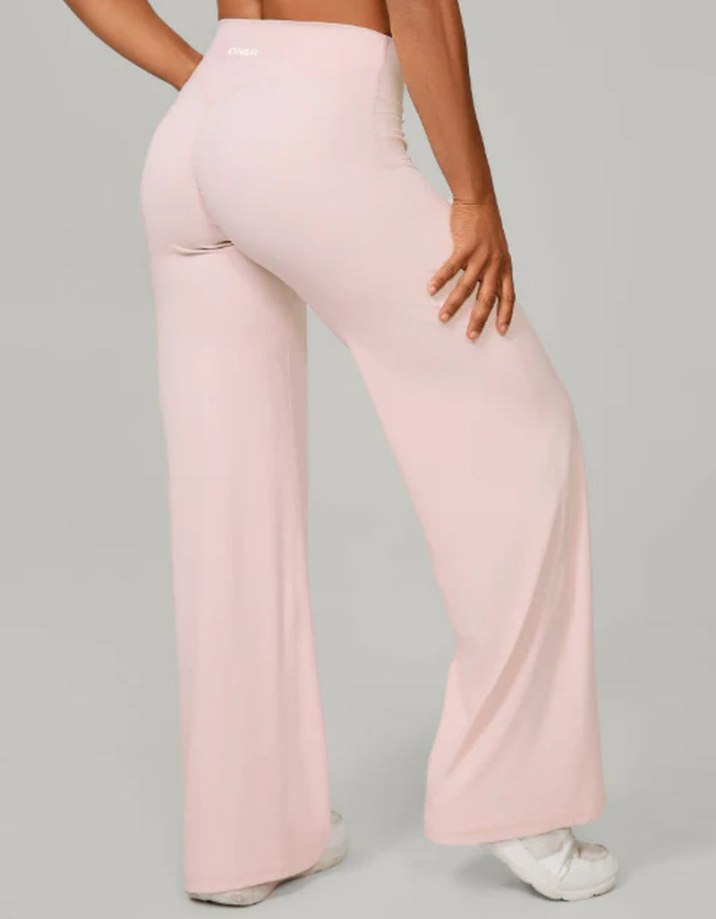 Women’S Wide Leg Yoga Trousers Summer High Waist Stretch Activewear